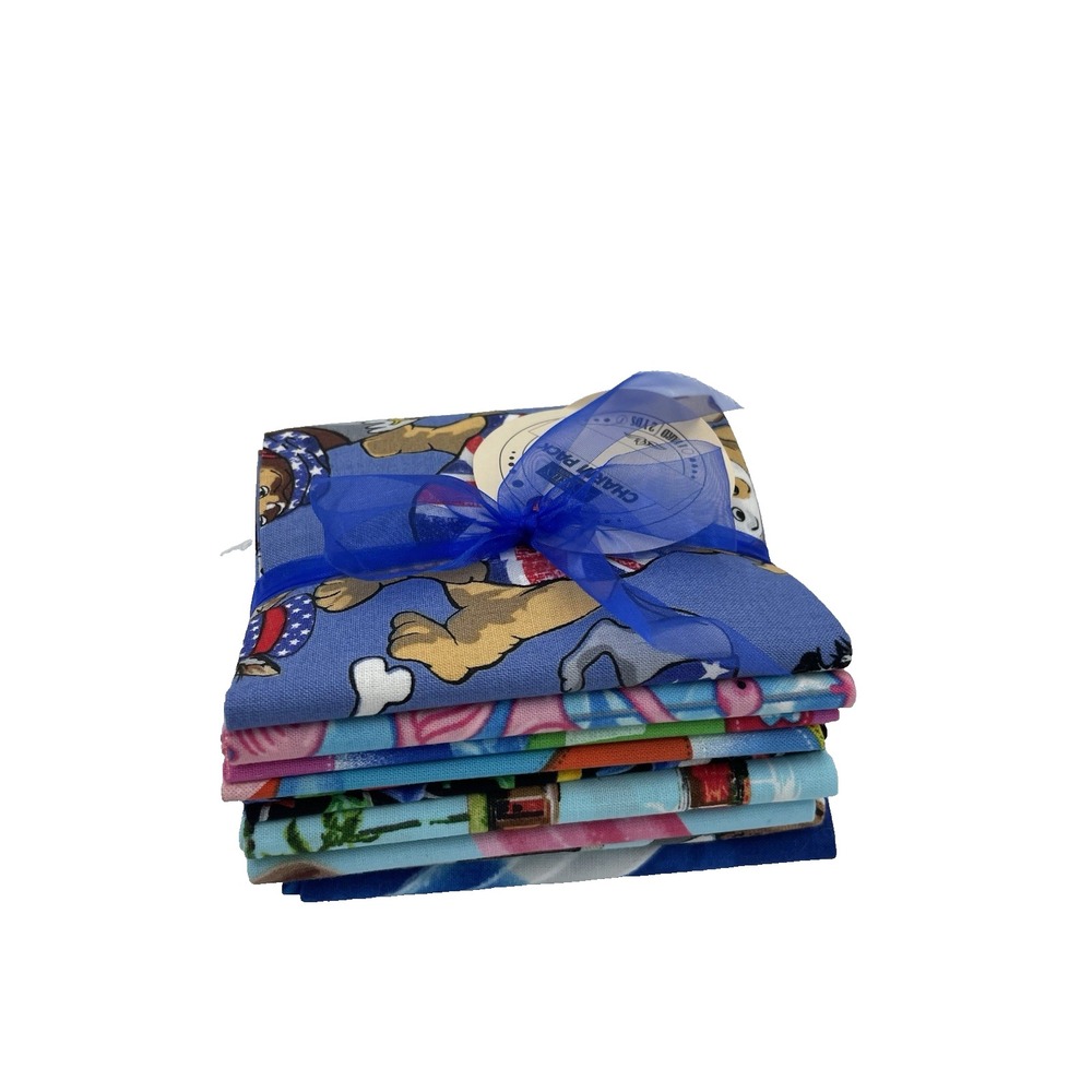 Benartex Summer‎ Vacation Prints 10 Fat Quarters Cotton Fabric New Bundle